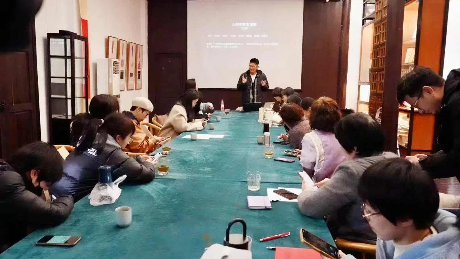 西泠印社宁波分社AI绘图主题沙龙